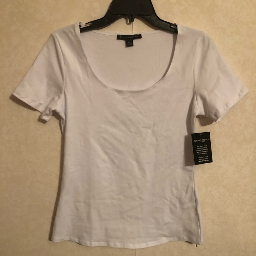 Lot of 2 short sleeve Boston proper cotton shirts